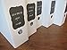 Royal 10 White Magazine File Holders Storage Boxes 12 1/4H x 3 1/2W x 9 3/4D