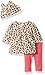 Gerber Baby Girls' 3 Piece Micro Fleece Top, Pant and Cap Set
