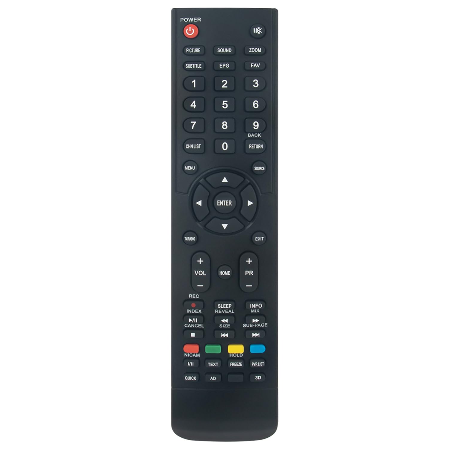 VINABTY Replacement Remote Control Suits for Strong HD Ready TV SRT32HY4003 SRT40FX4003 SRT32HX4003 SRT39HX1003 SRT24HY4003 SRT24HY1003W