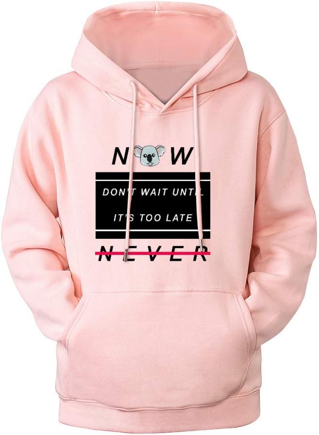 Women's Colby Brock Koala Dont Wait Until Its Too Late Hoodie Sweatershirt for Woman