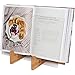 Cookbook Stand & Book Holder - 2-in-1 Kitchen Book Stand for Cookbooks or iPad Stand For Kitchen. Suitable for iPad and iPad mini, Surface & Other 7-12 Inch Tablets