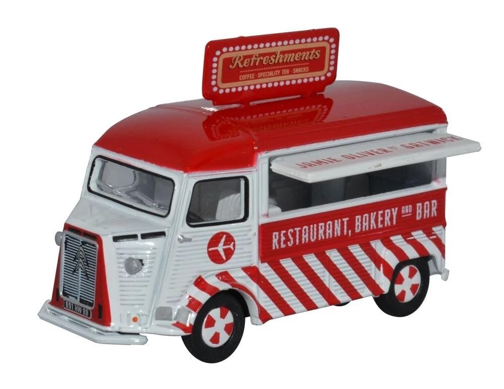 Oxford Diecast 1:76 Citroen H Catering Van Jamie Oliver at Gatwick Collectable model 76CIT002