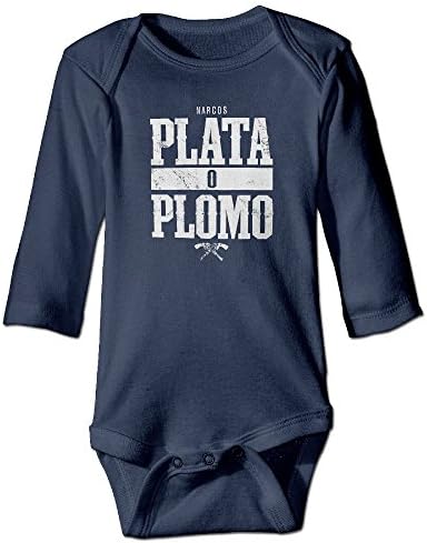 Lovely Baby Newborn Custom Plata O PlomoBaby Bodysuit Long Sleeve Bodysuit Baby Onesie For 6-24 Months
