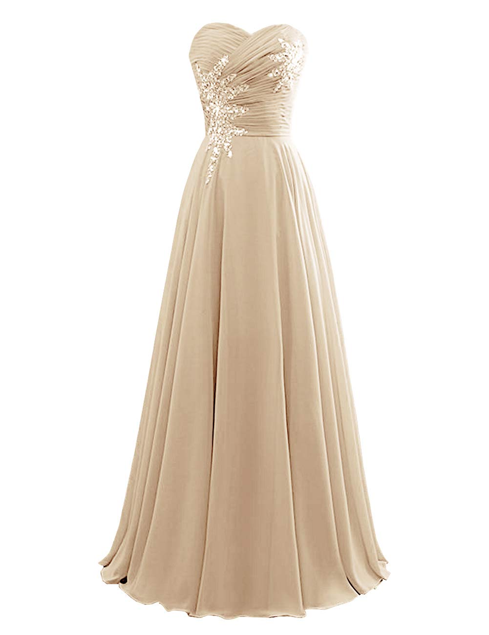 champagne beaded bridesmaid dresses