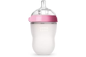Comotomo Baby Bottle Single Pack, Pink, 8oz