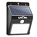 Solar Lights Outdoor, Litom Super bright Solar Lights Wireless Security Wall Light with Waterproof for Driveway Garden Security Patio Deck Yard RV