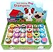 Tiny Mills 24 Pcs Dog and Puppies Stampers for Kids Assorted Stamps for Kids Self Ink Stamps Dog Puppy Birthday Party, Puppy Party Favors, Goody Bag Filler Treats, Classroom Rewards