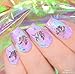 Twinkled T - Nail Vinyl Stencils for Easy Nail Art Design (Unicorn)