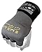 EMRAH Pro Boxing Hand Wraps Inner Gloves for Punching Padded Bandages Under Mitts, Quick Wraps, Fist Protector - MMA, Muay Thai, Kickboxing & Martial Arts Training (Grey, Large)