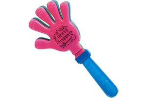 Rite Lite Purim Hand Clappers Rattle Noise Maker Musical Instruments Fun Party Noisemakers Clapping Hands Jewish Holiday Party Favors Goodie Bag Fillers Gifts (Assorted Design 1 PC)