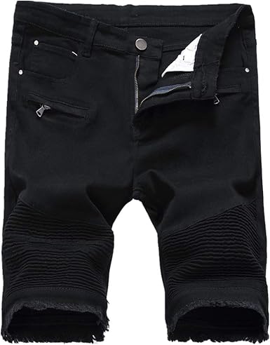 mens white denim shorts uk