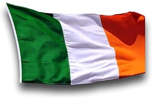 US Flag Factory 3x5 FT Ireland Irish Flag (Sewn Stripes) Outdoor SolarMax Nylon - Made in America - Premium Quality
