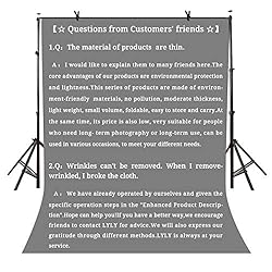 LYLYCTY 5x7ft Photography Studio Non-Woven Backdrop