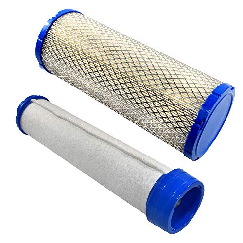 HQRP Air Filter & Inner Filter Works with Toro Z Master Z200 Z253 Z255 Z256 Z257 Z286E Z150 Z153 Z350 Z355 Z450 Z500 Z550 Z553 Z557 Z560 Z588E Series Mowers, 1083810 /&nbsp;989763 Plus Coaster