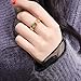 X-LEE Luxury Shine Celebrity Ring Classic Red and Green Bar TISCO Ring(6)
