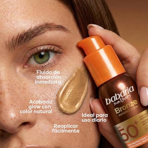 Protetor solar Glow BB SPF50+ com cor 40 ml – Protetor Solar 50 Uniformiza o tom de pele e protege | Exossomas de Aloe, Ácido Hialurónico e Vitamina C