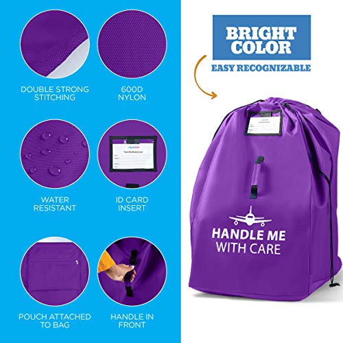 Car Seat Travel Bag Backpack for Gate Check Bag Waterproof 600D