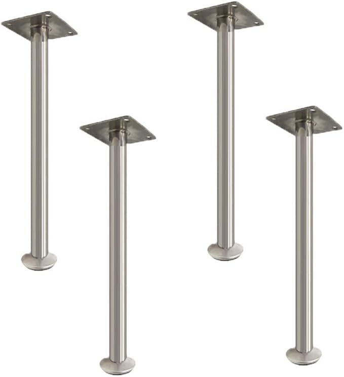 Patas de muebles de 4 piezas Patas de sofá de acero inoxidable