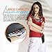 MINICAT Touch Screen Design Premium Microfiber Leather Crossbody Cell Phone Wallet Purse(Black-PU)