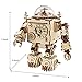 ROKR 3D Assembly Puzzle DIY Wooden Music Box,Building Craft Kits,Wooden Robot Toy Figure for Kids,Brain Teaser Educational Gifts for Girls Boys Adults When Christmas Birthday Valentine's Day