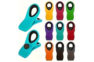 5PCS Functional food storage bag clip Magnetic Bag Clips with Air Tight Seal Food Packaging Storage Clip Food Kitchen Storage