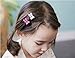 Fireboomoon 30pcs Girls Rabbit ears Shaped Mini Hair Claws Hair Bangs Hair Pin For Little Girls Mix Colored mini jaw clips,bows for girls,mini hair claws,goody barrettes,claw clip,hair claws for girls