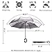 Monstleo Inverted Umbrella,Double Layer Reverse Umbrella for Car and Outdoor Use by, Windproof UV Protection Big Straight Umbrella with C-Shaped Handle and Carrying Bag (Galaxy)