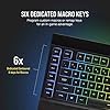 Corsair K57 RGB Wireless Gaming Keyboard (Dynamic Backlit RGB LED, Quiet and Responsive, Six Programmable Macro Keys, Up…