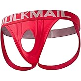 JOCKMAIL Mens Jockstrap Underwear Breathable Sport Thongs Athletic Supporters for Gym, Date and Everyday Wear