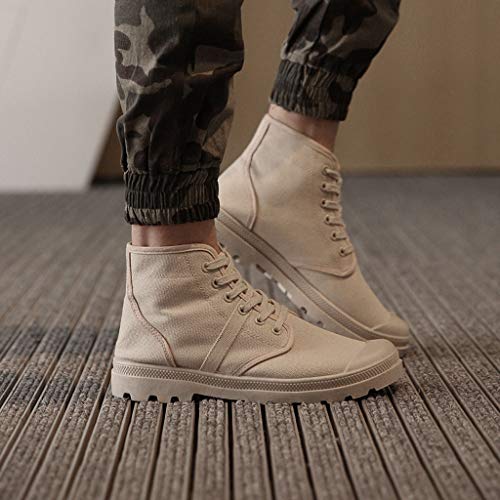 2 High+Top+Lace+Up+Students+Non+Slip+LBPSUUEW