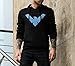 Decrum Black Fleece Pullover Mens Long Sleeve Hoodie | Wing, 2XL