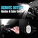Upgraded True 800 Lumens Bike Light USB Rechargeable, LED Bicycle Headlight Front and Back Rear Tail Lights, IPX6 Waterproof, Easy to Install for Men Women Kids Cycling Safety Flashlight, Black