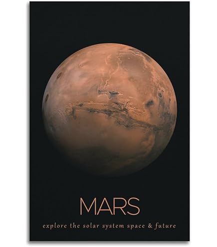 即購入OK❗️ MARS 特大ポスター 美品 Amazon.com: EuroGraphics Mars, Poster 36 x 24 inch: Prints