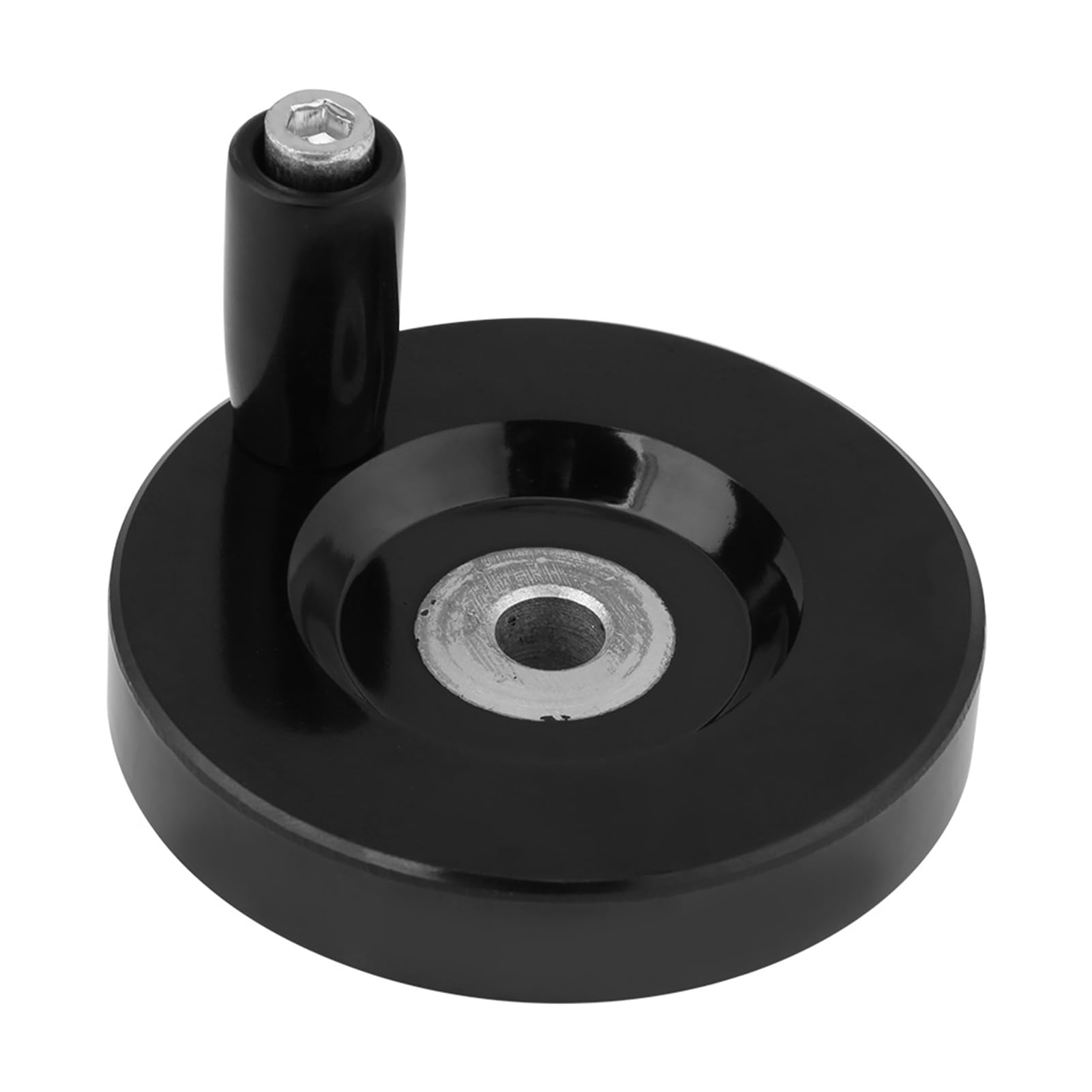 Back Corrugated Handwheel, Cabinet Hardware Knobs Lathe Machine Bakelite Handwheel with Revolving Handle(8 * 63mm)