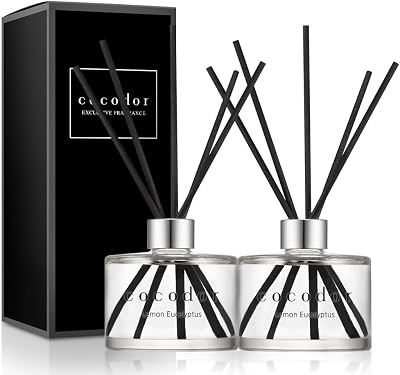 Cocod'or Signature Reed Diffuser Set Lemon Eucalyptus 6.7oz 2 Pack