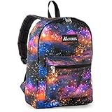 Everest Kids' Basic Pattern Backpack, Galaxy, One Size