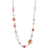 FULU AUTUMN Long Necklaces for Women Trendy Long Chunky Beaded Necklace Boho Fashion Costume Jewelry Mothers Day Gifts for Her