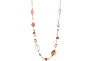 FULU AUTUMN Long Necklaces for Women Trendy Long Chunky Beaded Necklace Boho Fashion Costume Jewelry Mothers Day Gifts for Her