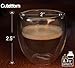 Espresso Coffee Cups, Double Wall Thermo Insulated Shot Glasses, Espresso Mugs, Set of 4