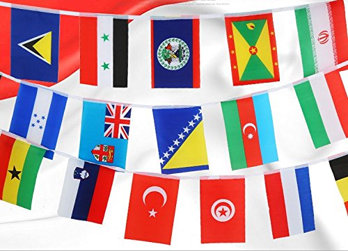 Urtop 82 Feet 8 2 X 5 5 International String Flags Banners 100