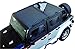 RAMPAGE PRODUCTS Frameless Trail Top for Jeep Wrangler JK | Tinted Windows, Sail Cloth, Black Diamond | 109835 | Fits 2007-2018 Jeep Wrangler JKU 4-Door
