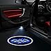 Bat Door Light, 2pcs Universal Wireless LED Car Door Welcome Light Courtesy Welcome Led Projector Logo Batman Lamp Battery Operated with Magnet Sensor