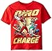 Power Rangers Little Boys' Short Sleeve T-Shirt Shirt, Red Dino, 4