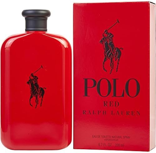 POLO RED by Ralph Lauren EDT SPRAY 6.7 OZ for MEN ---(Package Of 3)