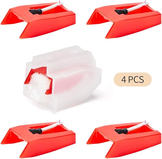 Record Player Needles 4 PCS,Stylus Needle for Vinyl Record Player,Diamond Tip NeedleTurntable