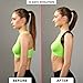 KORRBI Back Brace Posture Corrector Effective and Comfortable Back Support for Better Posture Adjustable Brace Posture Support Personal Posture Corrector for Women Men Back Pain Relief