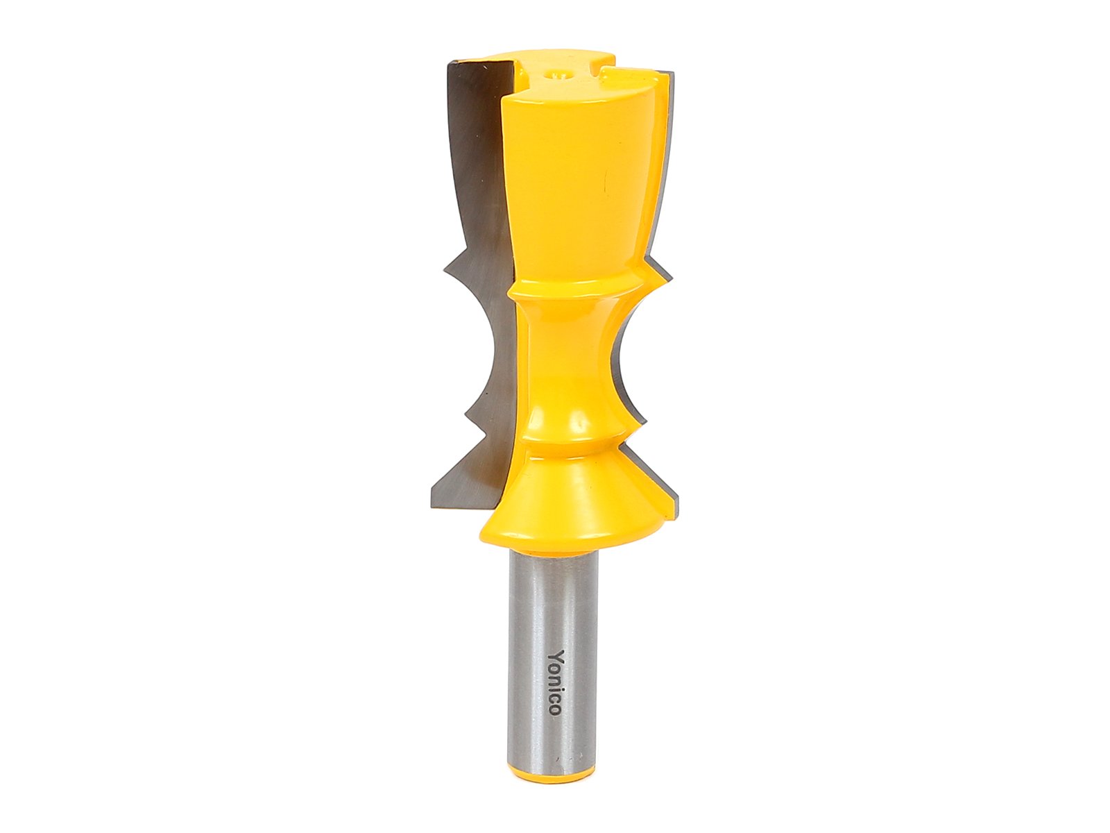 Yonico 16150 - Crown Molding Router Bit, Reversible Double Bead - Cutting Height: 2-1/2" - 1/2" Shank