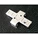 Hot Racing MCC13308 Center Skid Plate Silver - Losi Micro Crawler