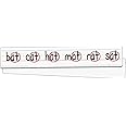 Really Good Stuff Double-Sided Primary-Lined Dry Erase Sentence Strip Boards - Pack of 12