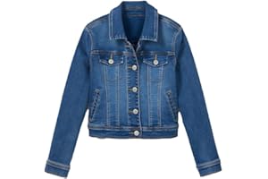 Galawaqe Boys Girls Basic Jean Jacket Kids Casual Denim Coat Classic Outwear